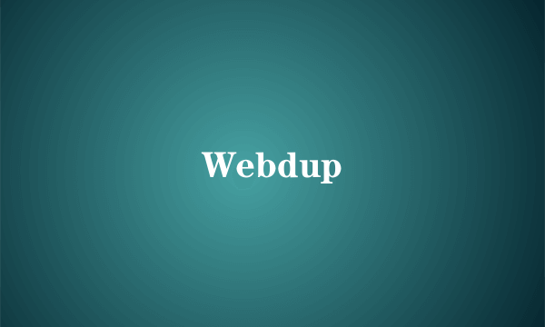 Webdup