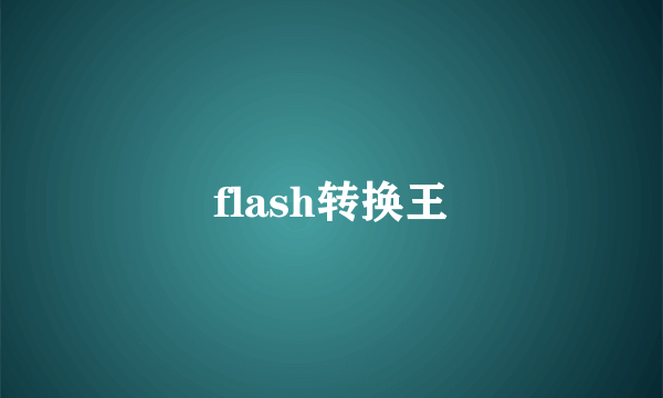 flash转换王