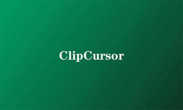 ClipCursor