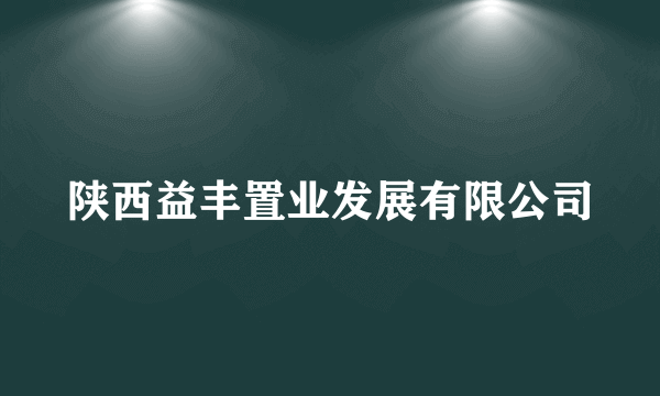 陕西益丰置业发展有限公司