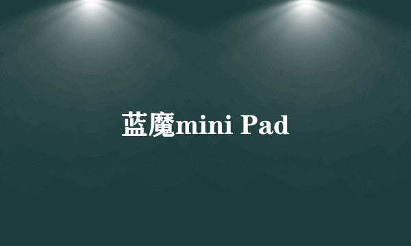 蓝魔mini Pad