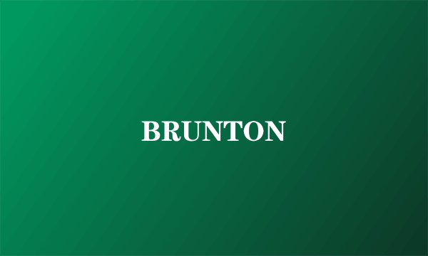 BRUNTON