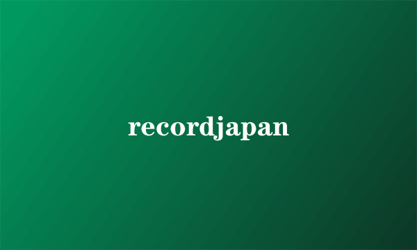 recordjapan