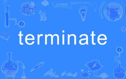 Terminate（英语单词）