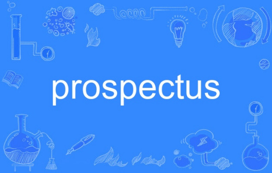 prospectus（英语单词）