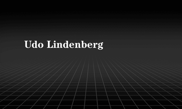 Udo Lindenberg