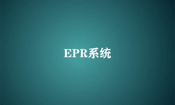 EPR系统