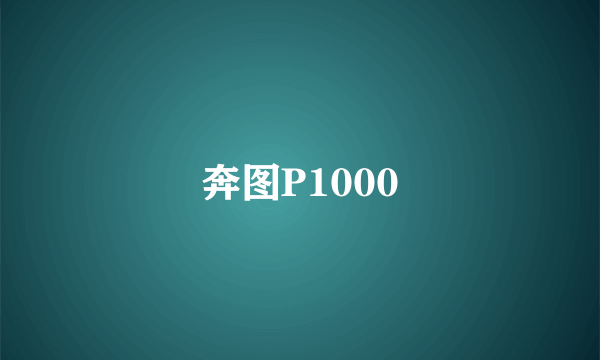 奔图P1000