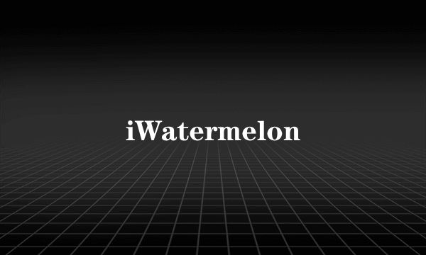 iWatermelon