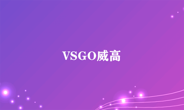 VSGO威高