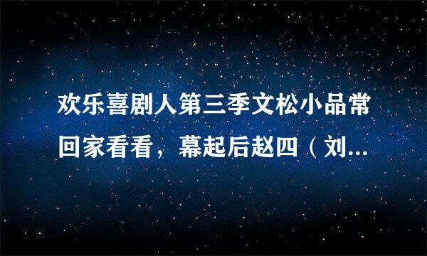 欢乐喜剧人第三季文松小品常回家看看，幕起后赵四（刘小光）跳舞那个背景音乐是什么