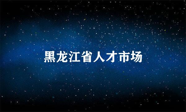 黑龙江省人才市场