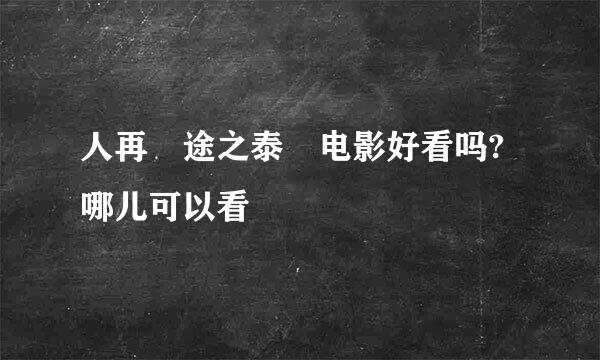 人再囧途之泰囧电影好看吗?哪儿可以看