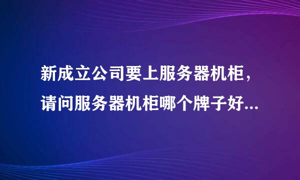 新成立公司要上服务器机柜，请问服务器机柜哪个牌子好？在西安哪买？