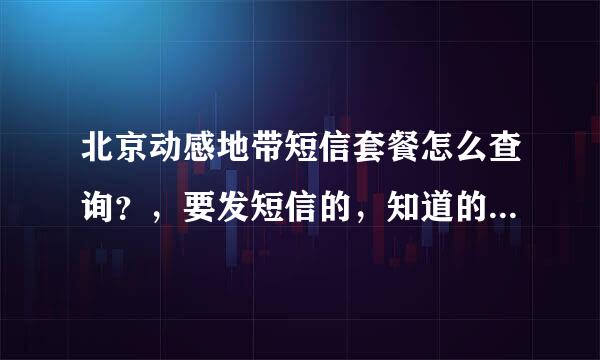 北京动感地带短信套餐怎么查询？，要发短信的，知道的才回答！！谢谢