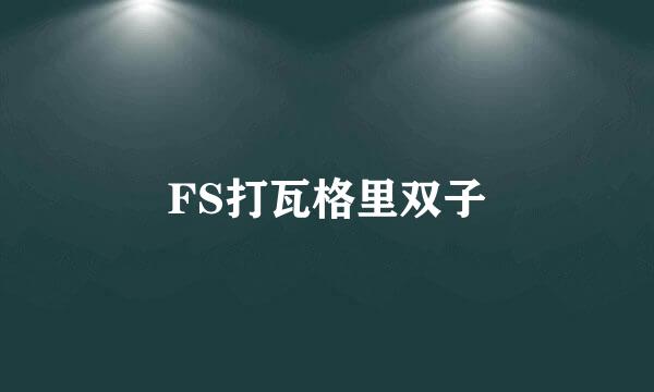 FS打瓦格里双子