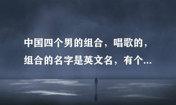 中国四个男的组合，唱歌的，组合的名字是英文名，有个男的是长头发，长的像张根硕，能不能告诉我是什么组