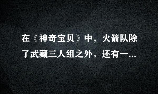 在《神奇宝贝》中，火箭队除了武藏三人组之外，还有一个亚马多二人组，这两个人最后一次出现是在哪一话？