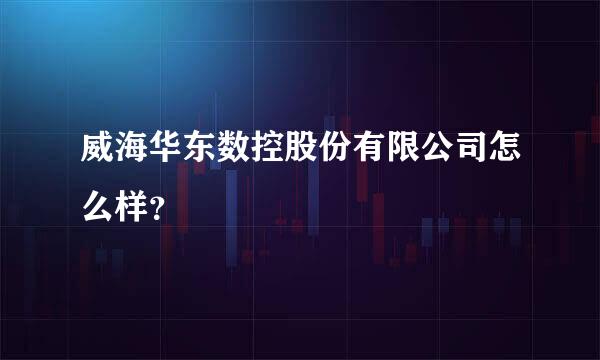 威海华东数控股份有限公司怎么样？