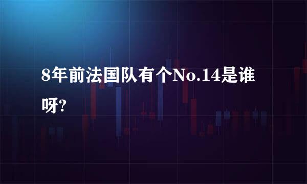 8年前法国队有个No.14是谁呀?