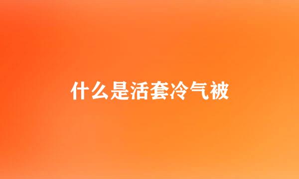 什么是活套冷气被