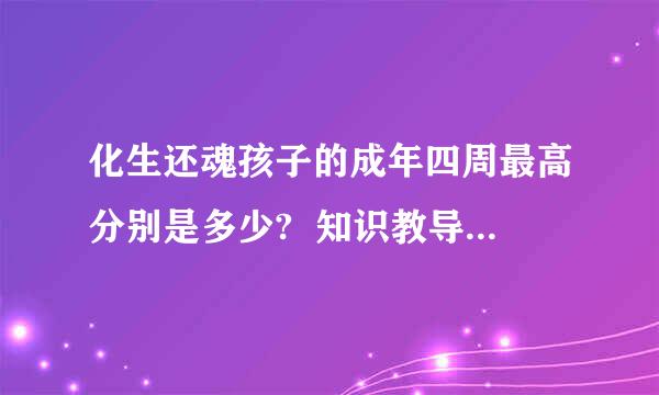 化生还魂孩子的成年四周最高分别是多少?  知识教导应该先教导什么再教导什么最后教导什么啊?