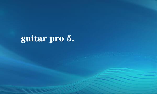 guitar pro 5.