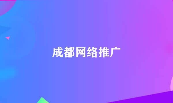 成都网络推广