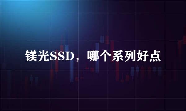 镁光SSD，哪个系列好点