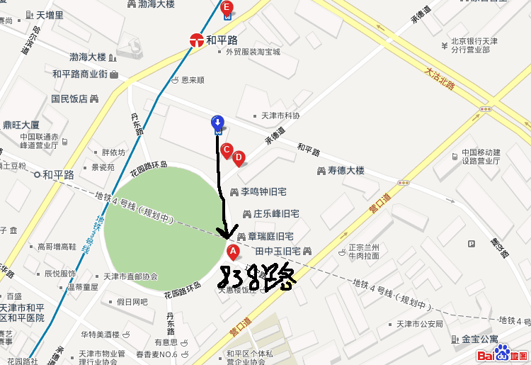 838路公交车路线到国民饭店吗