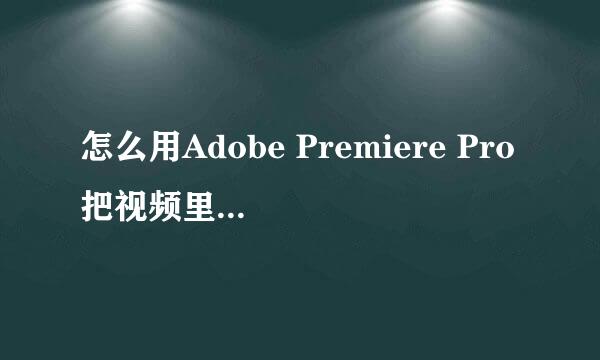 怎么用Adobe Premiere Pro把视频里的人声消除保留背景音乐