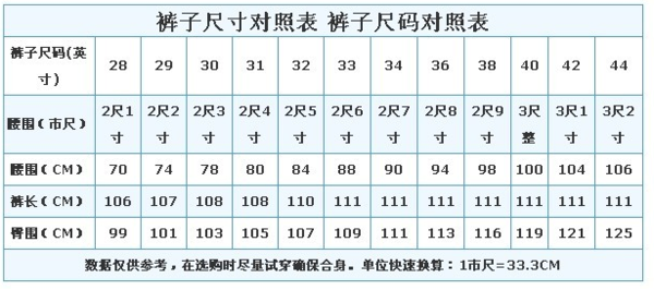 腰围74cm属于什么尺码？