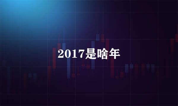 2017是啥年