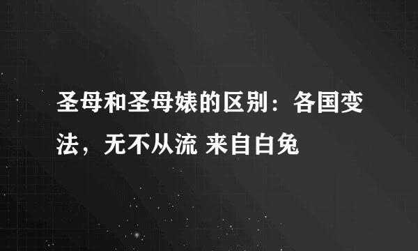 圣母和圣母婊的区别：各国变法，无不从流 来自白兔