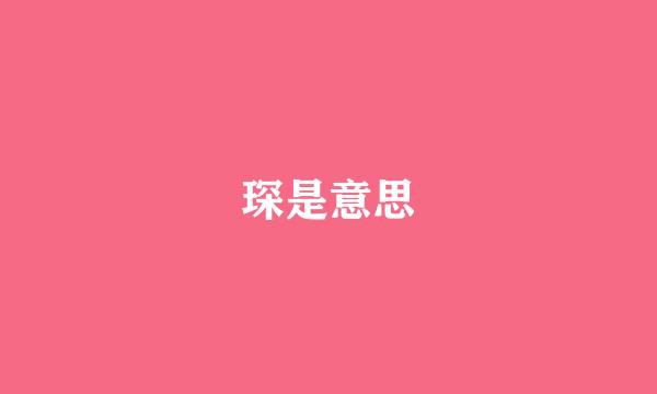 琛是意思