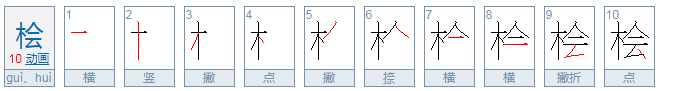 桧读作gui还是kuai