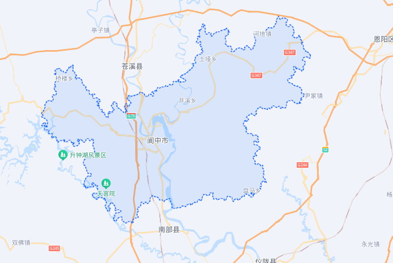 阆中属于四川哪个市