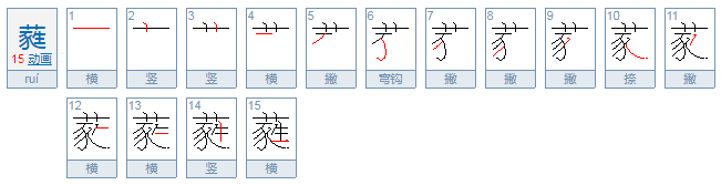 蕤怎么读？