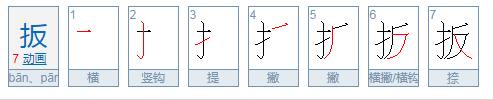 扳怎么读音是什么