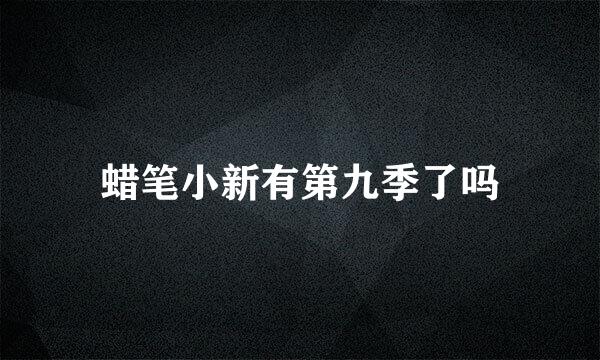 蜡笔小新有第九季了吗