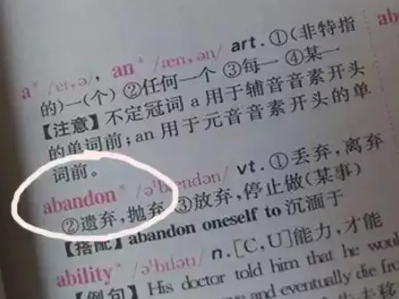 abandon什么意思