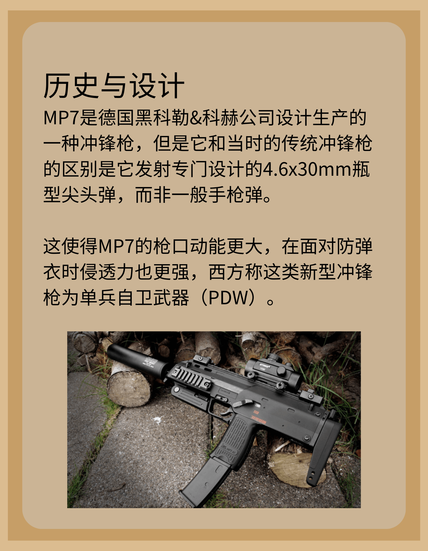 MP7冲锋枪