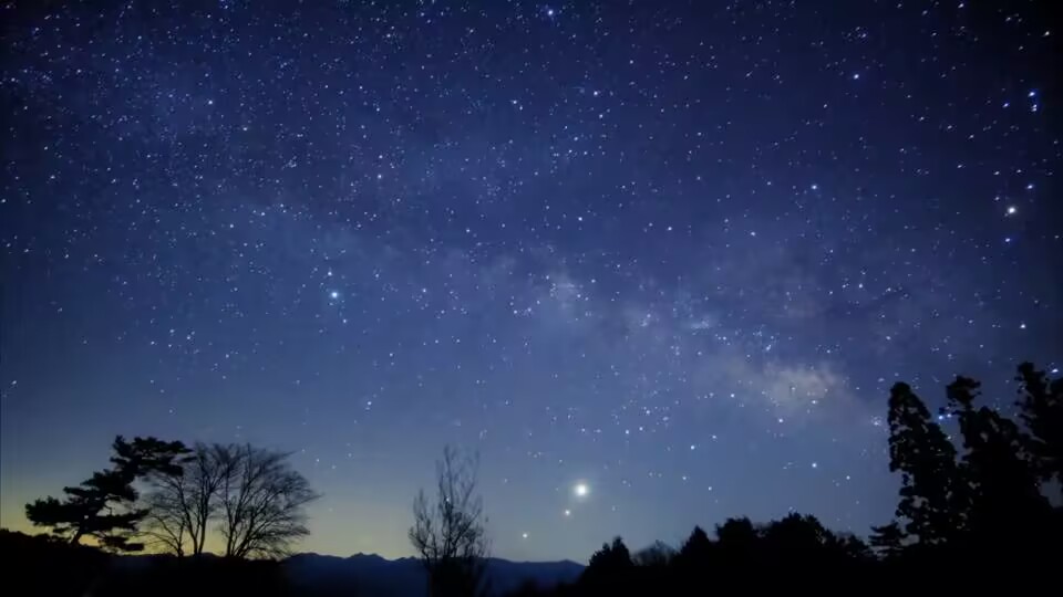 描写夜晚的星空