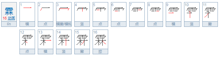 霖字怎么读