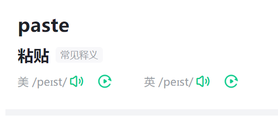 paste是什么意思