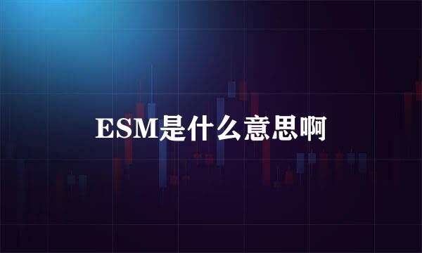 ESM是什么意思啊