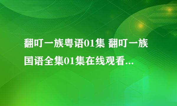 翻叮一族粤语01集 翻叮一族国语全集01集在线观看 翻叮一族dvd全集下载