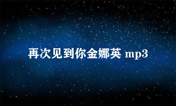 再次见到你金娜英 mp3