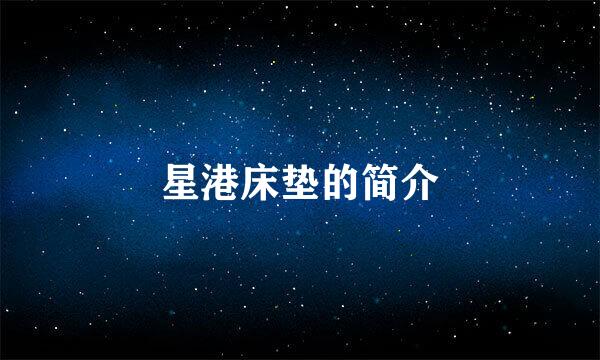 星港床垫的简介