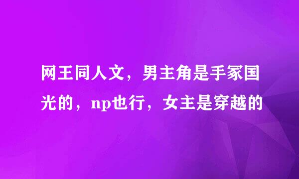 网王同人文，男主角是手冢国光的，np也行，女主是穿越的